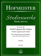 Pietro Rovelli, Fritz Spindler - Zwölf Capricen für Violine