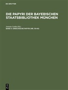 Antoni Carlini, Antonio Carlini - Die Papyri der Bayerischen Staatsbibliothek Münche - Band II: Griechische Papyri (Nr. 19-44)
