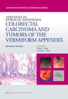 Yantiss, Rhonda Yantiss, Rhonda K. Yantiss - Advances in Surgical Pathology: Colorectal Carcinoma and Tumors of