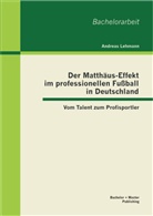 Andreas Lehmann - Der Matthäus-Effekt im professionellen Fußball in Deutschland