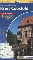 BVA Radwanderkarte: BVA Radwanderkarte Radregion Münsterland, Kreis Coesfeld