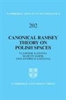Vladimir Kanovei, Vladimir (Russian Academy of Sciences Kanovei, Vladimir Sabok Kanovei, Marcin Sabok, Marcin (Polish Academy of Sciences) Sabok, Jind& Zapletal... - Canonical Ramsey Theory on Polish Spaces