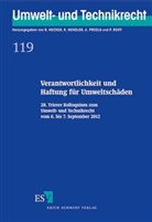 Bernd Hecker, Reinhard Hendler, Reinhar Hendler (Prof. Dr.), Alexander Proelß, Proelss (Prof. Dr.), Peter Reiff - Verantwortlichkeit und Haftung für Umweltschäden