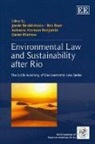 Jamie Boer Benidickson, Jamie/ Boer Benidickson, Jamie Benidickson, Antonio Herman Benjamin, Ben Boer, Karen Morrow - Environmental Law and Sustainability After Rio