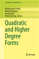 Krishnaswami Alladi, Manju Bhargava, Manjul Bhargava, David Savitt, David Savitt et al, Pham Huu Tiep - Quadratic and Higher Degree Forms