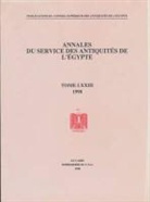 Supreme Council of Antiquities, The Supreme Council of Antiquities - Annales Du Service Des Antiquités de l'Egypte