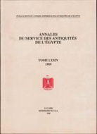 Supreme Council of Antiquities, The Supreme Council of Antiquities - Annales Du Service Des Antiquités de l'Egypte