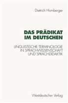 Dietrich Homberger - Das Prädikat im Deutschen