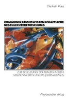 Elisabeth Klaus - Kommunikationswissenschaftliche Geschlechterforschung