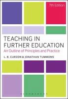L B Curzon, L. B. Curzon, L. B. Tummons Curzon, Dr Jonathan (Durham University Tummons, Jonathan Tummons - Teaching in Further Education