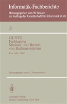 Zimmermann, G Zimmermann, G. Zimmermann - GI-NTG Fachtagung Struktur und Betrieb von Rechensystemen