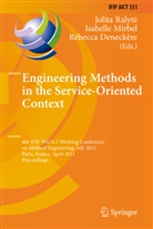Rébecca Deneckère, Isabell Mirbel, Isabelle Mirbel, Jolita Ralyte, Jolita Ralyté - Engineering Methods in the Service-Oriented Context