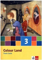 Colour Land, Ausgabe Baden-Württemberg, Berlin, Brandenburg, Rheinland-Pfalz: 3. Schuljahr, Flash Cards