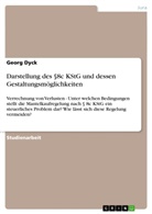 Georg Dyck - Darstellung des 8c KStG und dessen Gestaltungsmöglichkeiten