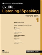 Pete Sharma - Skillful Level 1: Level 1 - Listening & Speaking, Teacher's Book with Digibook access, Key and 2 Class Audio-CDs