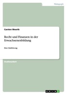 Carsten Weerth - Recht und Finanzen in der Erwachsenenbildung