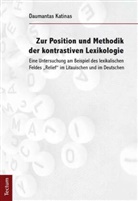 Daumantas Katinas - Zur Position und Methodik der kontrastiven Lexikologie