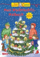 Hanna Sörensen, Ulrich Velte, Ulrich Velte - Meine Freundin Conni, Mein Weihnachts-Malbuch mit Adventskalender