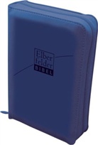 Bibelausgaben: Elberfelder Bibel - Taschenausgabe, italienisches Kunstleder blau, mit Reißverschluss