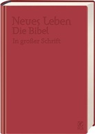Bibelausgaben: Neues Leben. Die Bibel in großer Schrift, italienisches Kunstleder rosso scuro