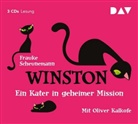 Frauke Scheunemann, Oliver Kalkofe - Winston - Ein Kater in geheimer Mission, 3 Audio-CDs (Hörbuch)