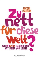 Jacqui Marson - Zu nett für diese Welt?