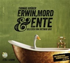 Thomas Krüger, Dietmar Bär - Erwin, Mord & Ente, 6 Audio-CDs (Audio book)
