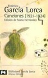 Federico Garcia Lorca, Federico García Lorca - Canciones : 1921-1924