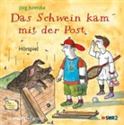 Jörg Juretzka, Jürg Juretzka, Paul Faßnacht, Max Felder, Johanna Gastdorf - Das Schwein kam mit der Post, 1 Audio-CD (Audio book)
