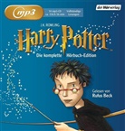 J. K. Rowling, Joanne K Rowling, Rufus Beck - Harry Potter, 14 Audio-CD, 14 MP3 (Hörbuch)