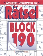 Eberhard Krüger - Rätselblock. Bd.190