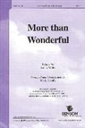 More Than Wonderful Split Track Accompaniment CD