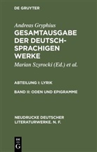 Andreas Gryphius, Maria Szyrocki, Marian Szyrocki - Gesamtausgabe der deutschsprachigen Werke - 2: Oden und Epigramme