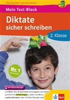 Mein Test-Block: Mein Test-Block - Diktate sicher schreiben, 2. Klasse