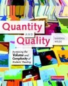 Sandra Wilde - Quantity and Quality