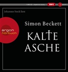 Simon Beckett, Johannes Steck - Kalte Asche, 1 Audio-CD, 1 MP3 (Livre audio)
