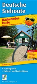 PublicPress Radwanderkarten: PublicPress Radwanderkarte Deutsche Sielroute