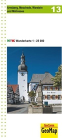 Geobasisdaten: Land NRW, Geobasisdaten Land NRW, Geobasisdaten: Land NRW - GeoMap Karten: GeoMap Karte Arnsberg, Meschede, Warstein und Möhnesee
