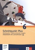 Schnittpunkt Plus, Mathematik - Differenzierende Ausgabe Nordrhein-Westfalen: 6. Schuljahr, Arbeitsheft mit CD-ROM