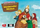 Bettin Herrmann, Bettina Herrmann, Sybille Wittmann, Petra Lefin - Wundervoller Nikolaus, Kamishibai Bildkartenset