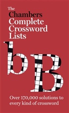 Chambers - The Chambers Crossword Lists - New Edition