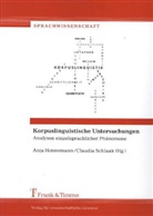 Anj Hennemann, Anja Hennemann, Schlaak, Schlaak, Claudia Schlaak - Korpuslinguistische Untersuchungen