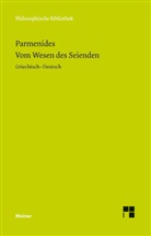 Parmenides, Uv Hölscher, Uvo Hölscher, Reckermann, Alfon Reckermann, Alfons Reckermann - Vom Wesen des Seienden