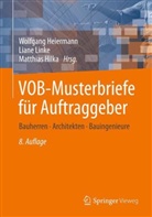 Heierman, Wolfgan Heiermann, Wolfgang Heiermann, HILKA, Matthias Hilka, LINK... - VOB-Musterbriefe für Auftraggeber, m. CD-ROM