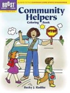 Becky Radtke, Becky J. Radtke - Boost Community Helpers Coloring Book