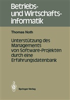 Thomas Noth - Unterstützung des Managements von Software-Projekten durch eine Erfahrungsdatenbank