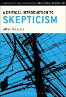 Allan Hazlett - A Critical Introduction to Skepticism