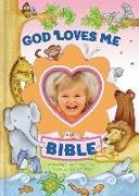 Susan Elizabeth Beck, Lisa Mallett - God Loves Me Bible, Newly Illustrated Edition - Photo Frame on Cover