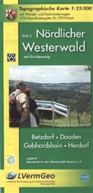 Topographische Karten Rheinland-Pfalz: Topographische Karte Rheinland-Pfalz Nördlicher Westerwald. Bl.2