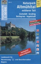 Landesam für Digitalisierung  Breitband u, LVA Bayern - Topographische Karten Bayern - Bl.24: Topographische Karte Bayern Naturpark Altmühltal, mittlerer Teil